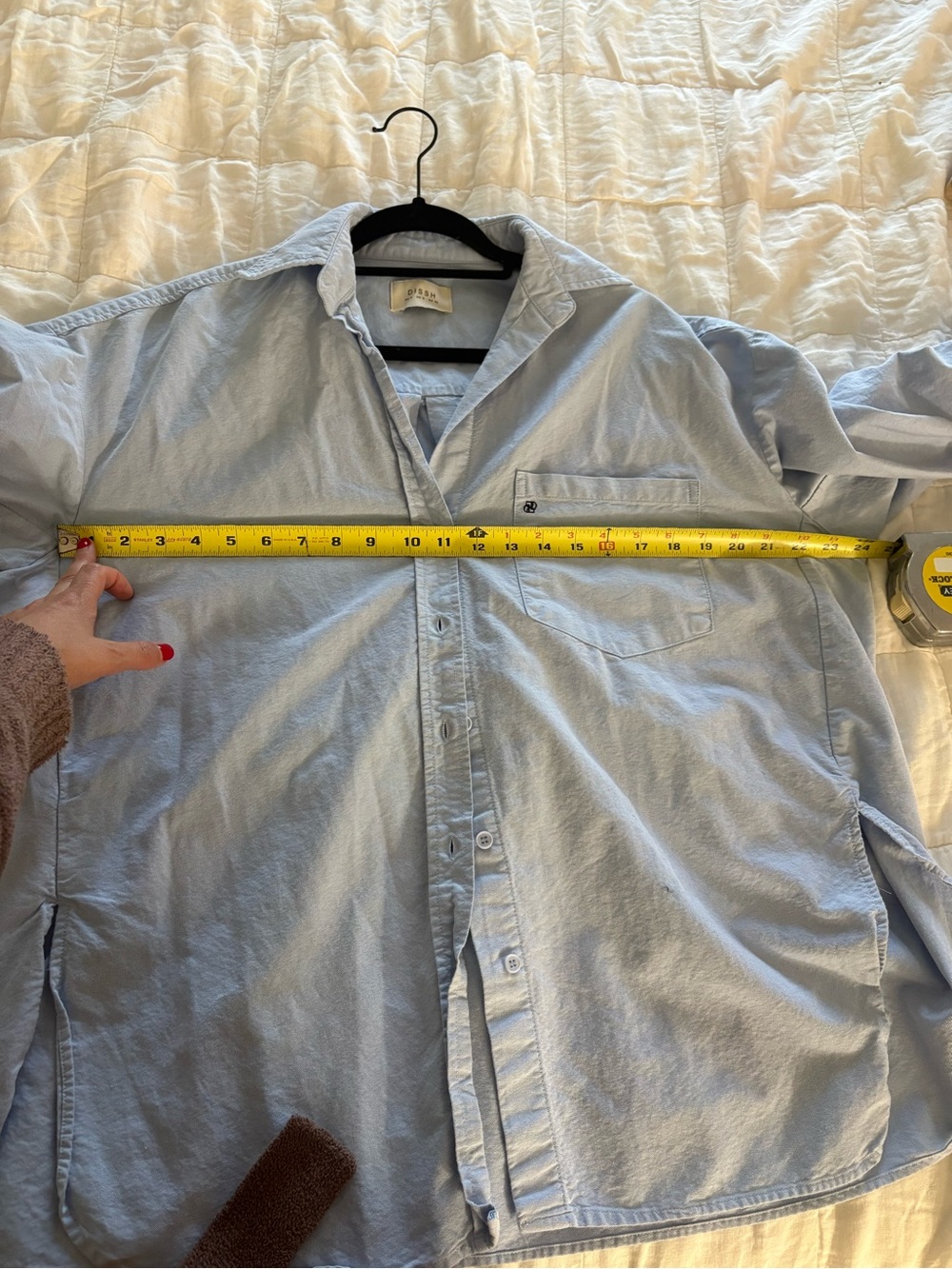DISSH Light Blue Relaxed Button-Up Shirt - Picture 9 of 9